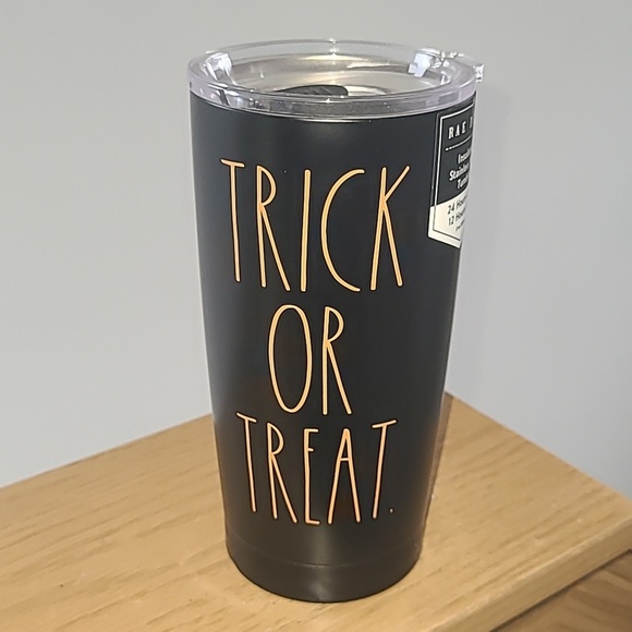 Rae Dunn Other - Rae Dunn "TRICK OR TREAT" Stainless Steel Tumbler
